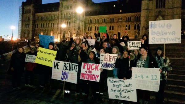 Rally at Parliament Hill. Photo credit: Jenn Jefferys.